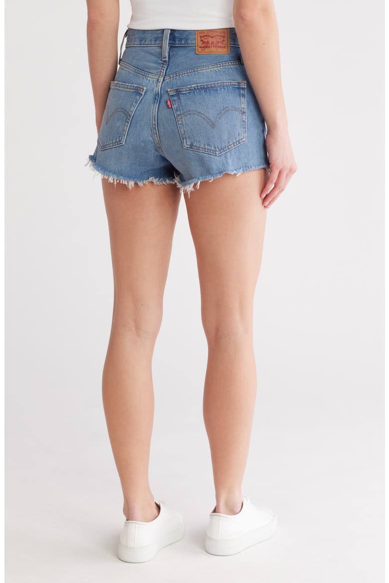 501® Origijnal Cutoff Denim Shorts, Alternate, color, BLOW BIG HORNS
