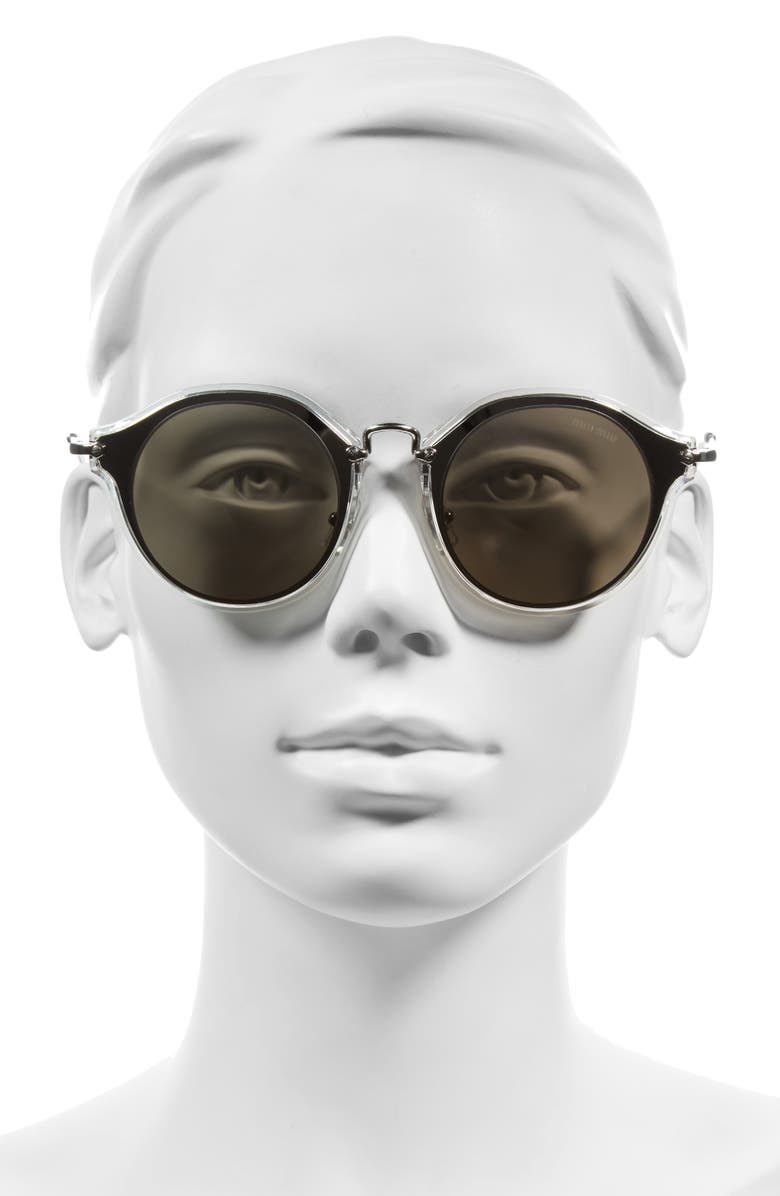 Miu Miu Cat Eye 49mm Sunglasses, Alternate, color, 