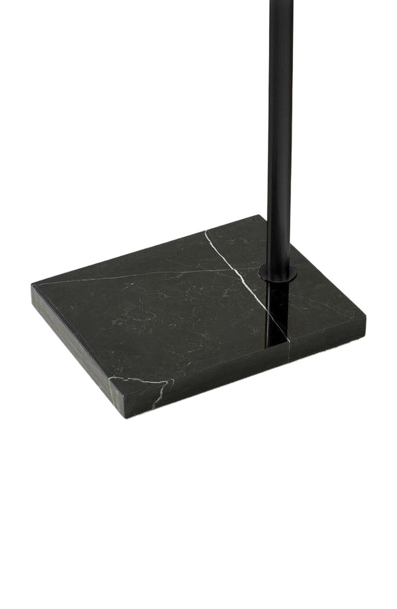 Brightech Logan 76" Modern Extendable LED Floor Lamp with Fabric Drum Shade, Bulb Included, Alternate, color, Classic Black