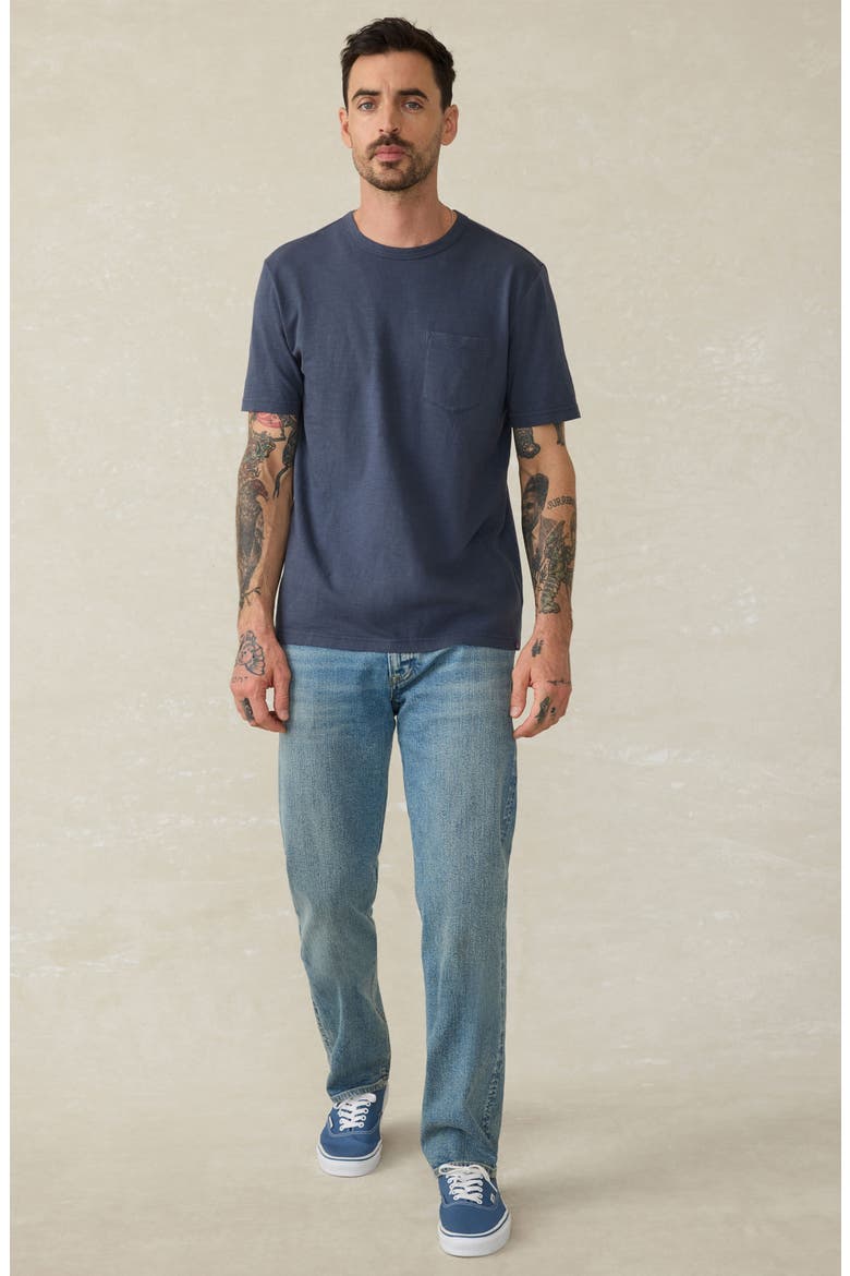 Sunwashed Pocket T-Shirt, Alternate, color, DUNE NAVY
