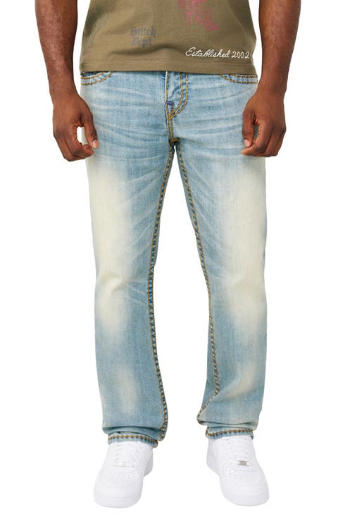 Ricky Super T Relaxed Straight Leg Jeans (Seagrass) (Regular & Big)