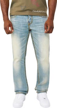 True Religion Ricky Super T Relaxed Straight Leg Jeans