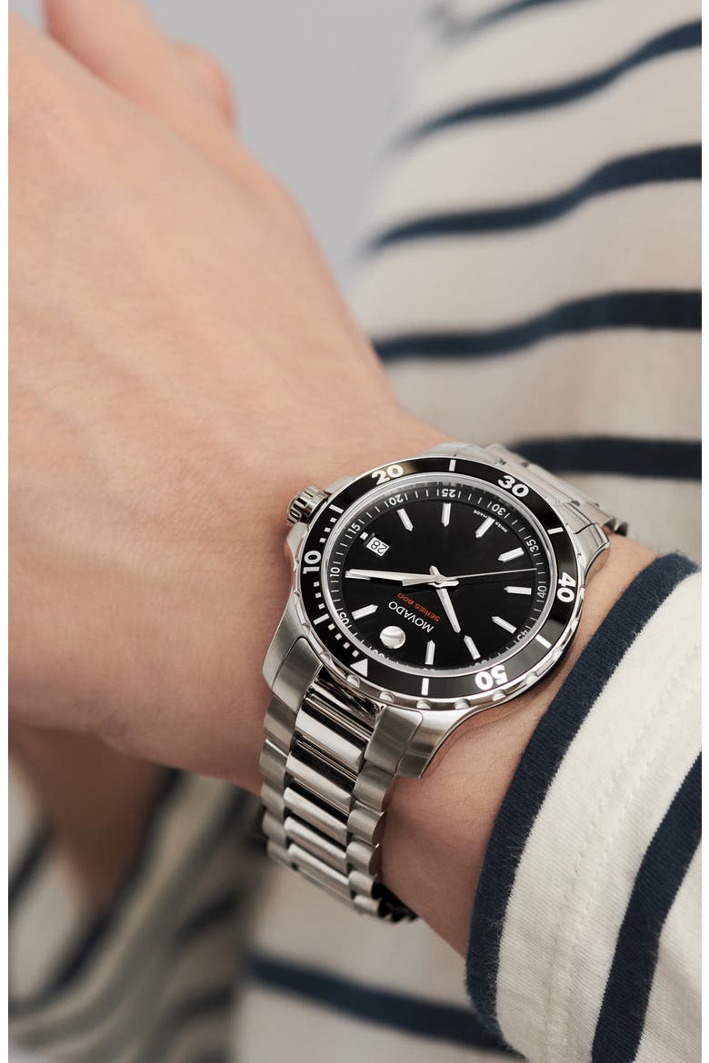 'Series 800' Bracelet Watch, 40mm, Alternate, color, BLACK DIAL