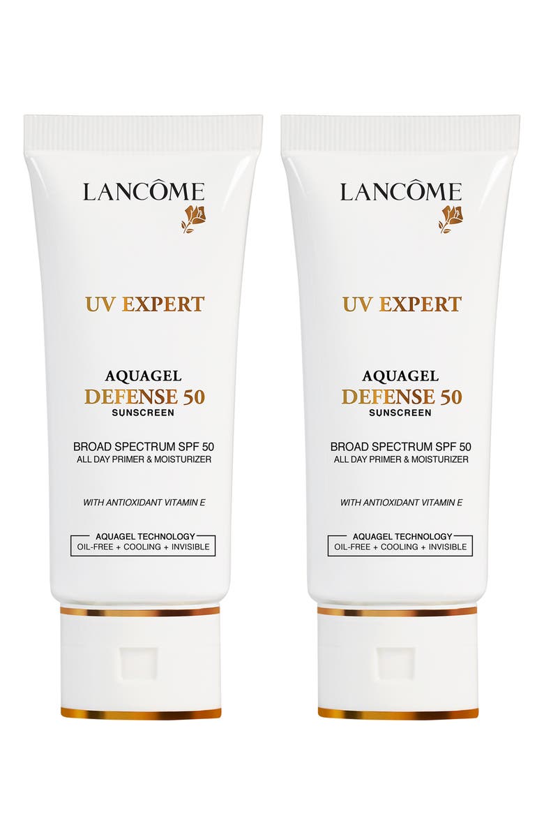 Lancôme UV Expert Aquagel Defense Primer & Moisturizer SPF 50 Duo $96 Value, Main, color,
