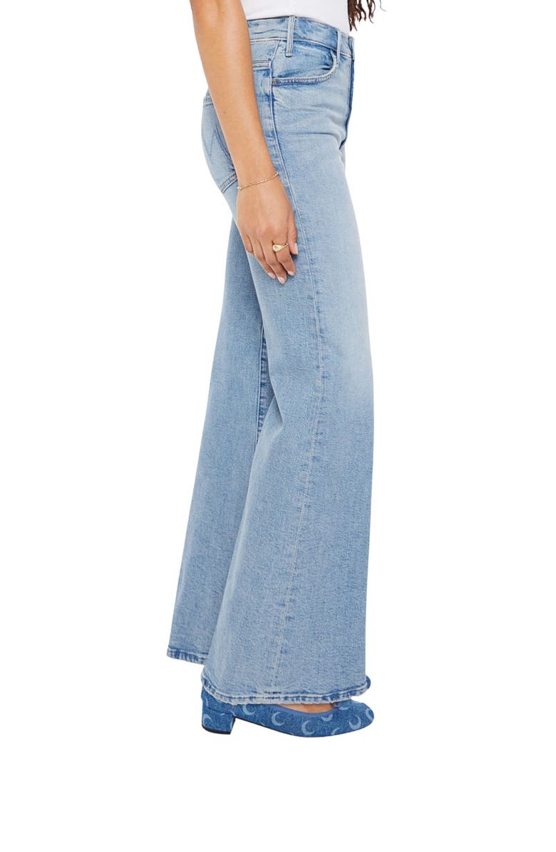 MOTHER Lil Hustler Roller Sneak Wide Leg Jeans, Alternate, color, I Confess