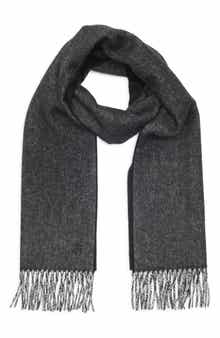 Brooks Brothers Herringbone Wool & Cashmere Blend Scarf