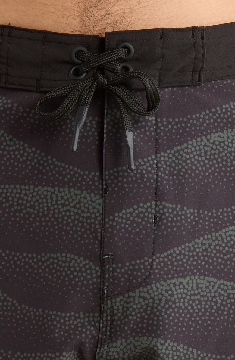 SANTO STUDIO Pro Cole Houshmand Board Shorts, Alternate, color, Paradise Black