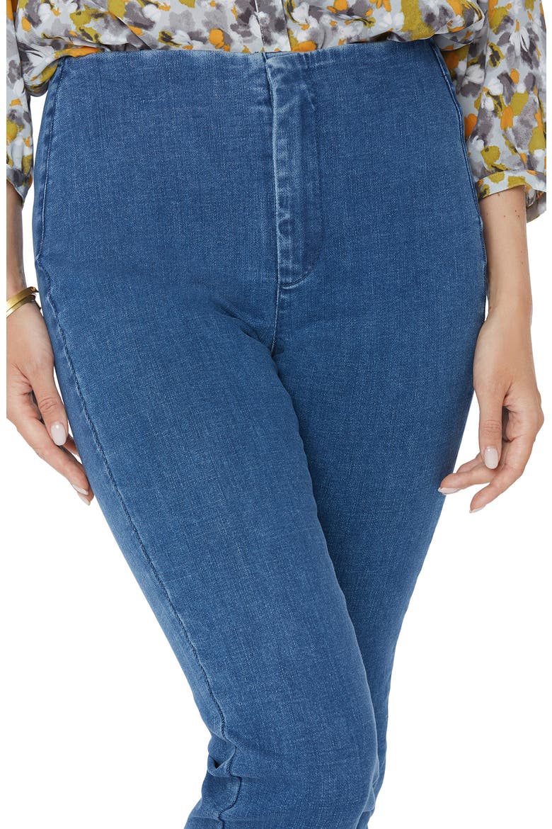 Marilyn Flat Front Slim Straight Leg Jeans, Alternate, color, TRANQUIL