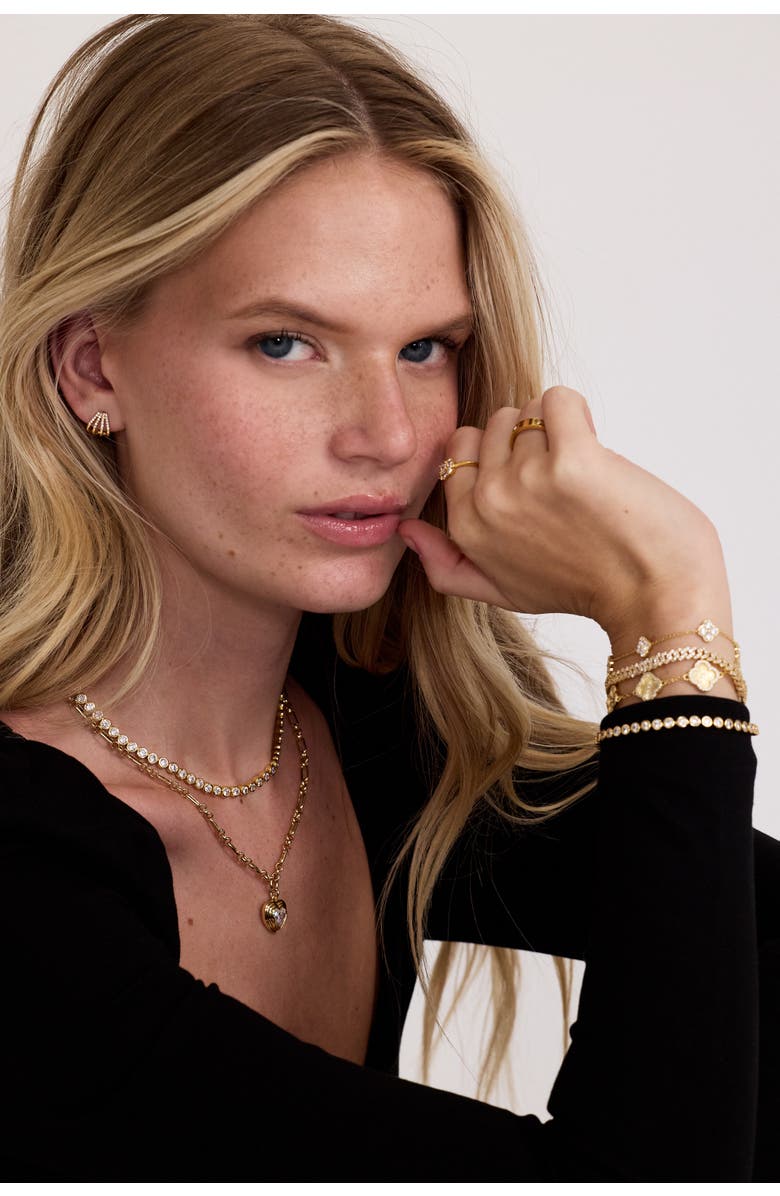 Electric Picks After Party Earrings, Alternate, color, Gold