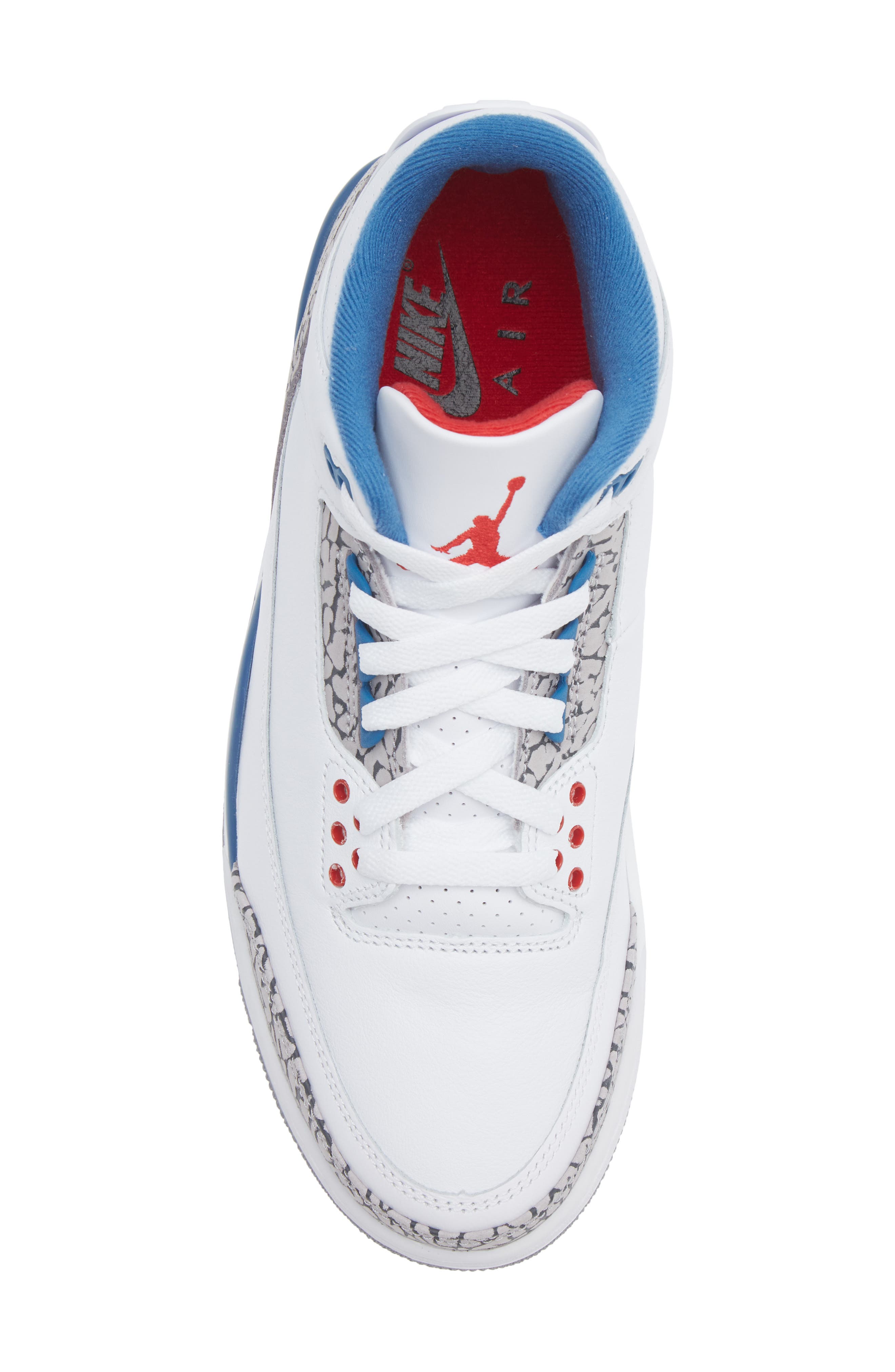 Air Jordan 3 Retro Basketball Sneaker, Alternate, color, WHITE/ MULTI-COLOR