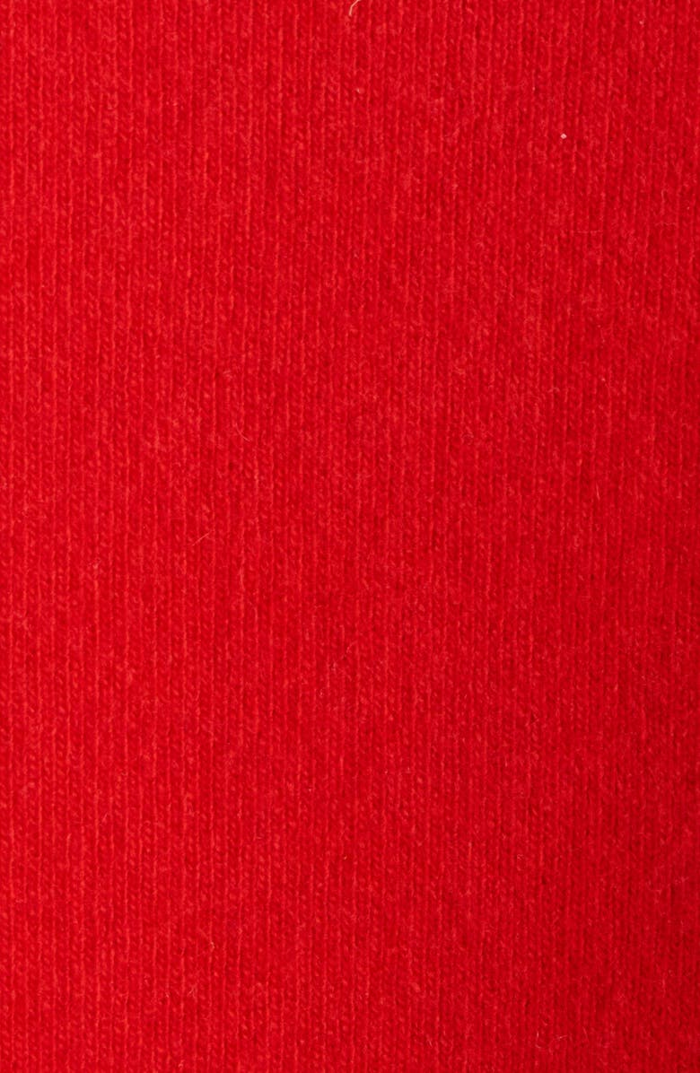 Jacquemus La Maille Vareuse Pallone Merino Wool & Cashmere Polo Sweater, Alternate, color, Red