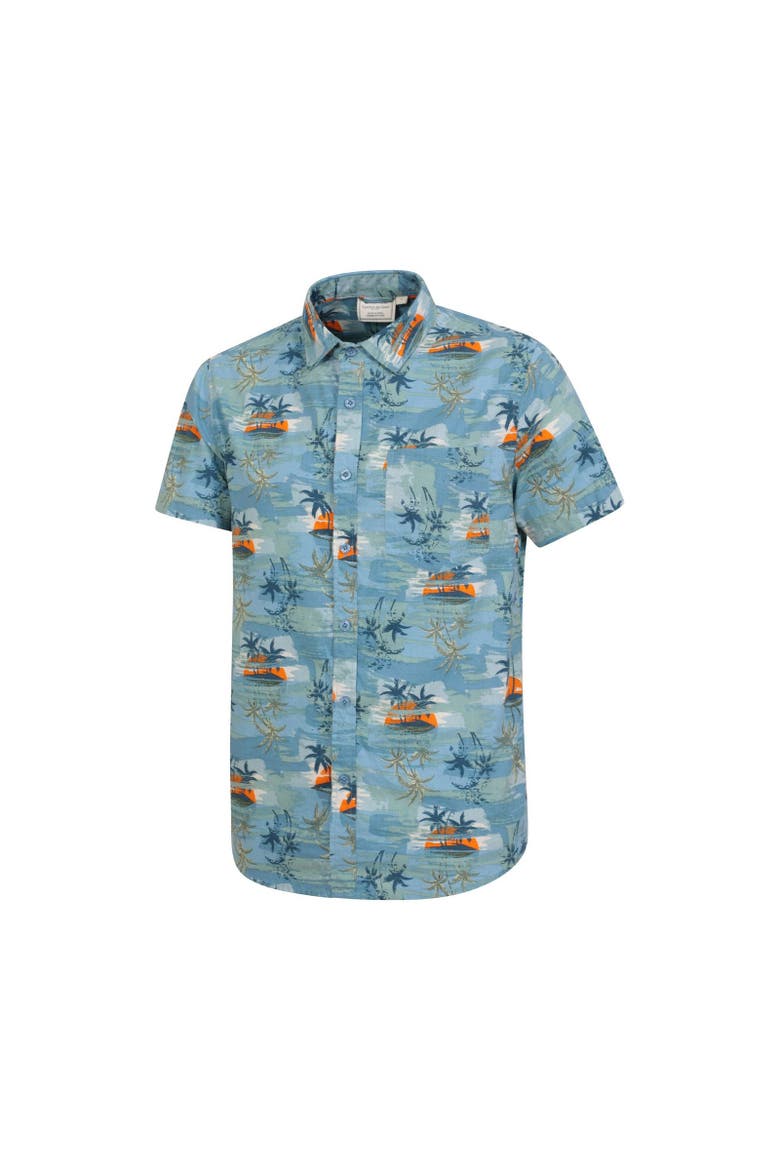 Tropical Shirt, Alternate, color, Bright Blue