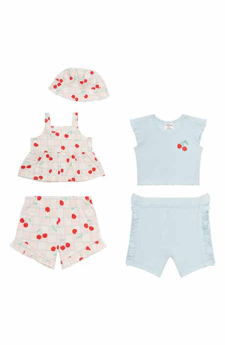 Petit Lem’s Mini Threads 5-Piece Cherries Outfit Set