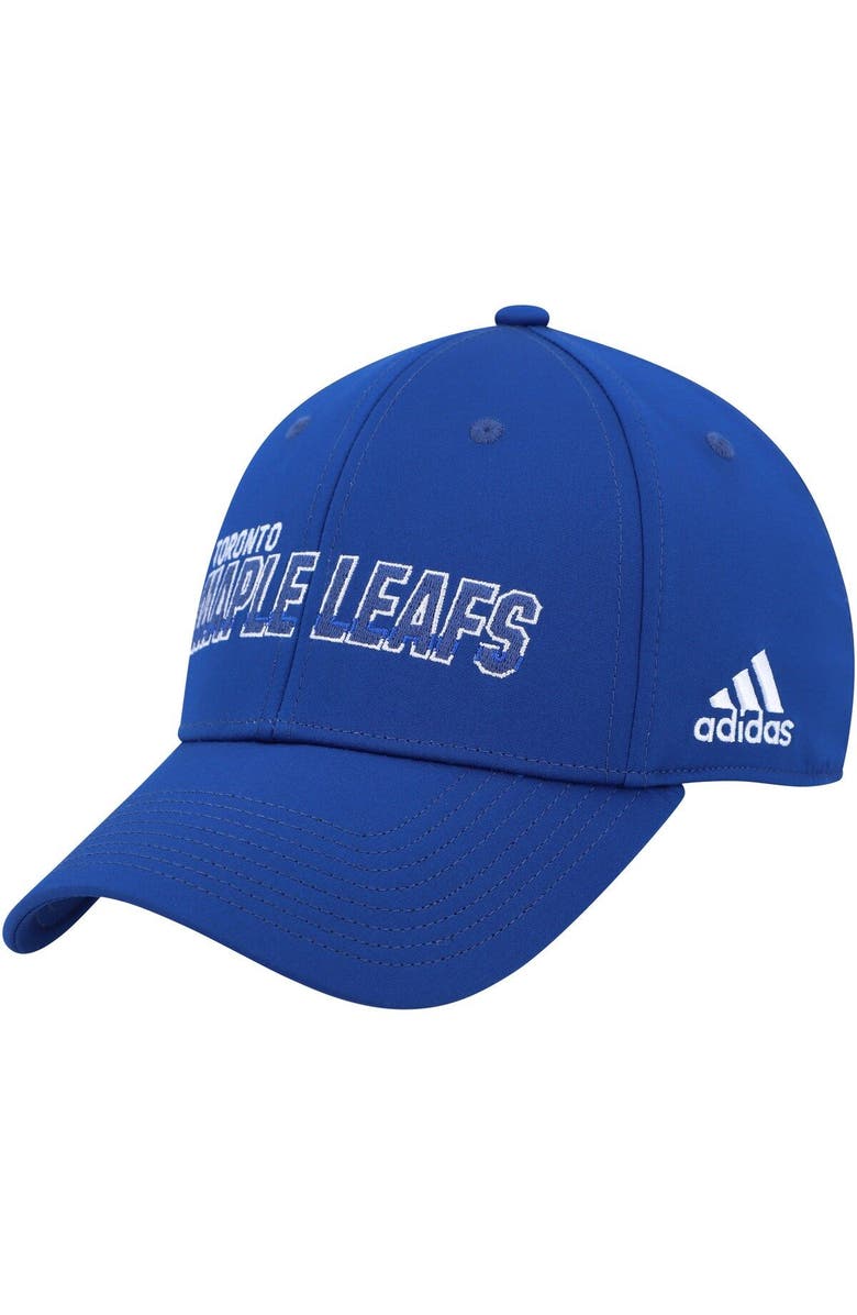 adidas Men's adidas Blue Toronto Maple Leafs Team Bar Flex Hat, Alternate, color, 