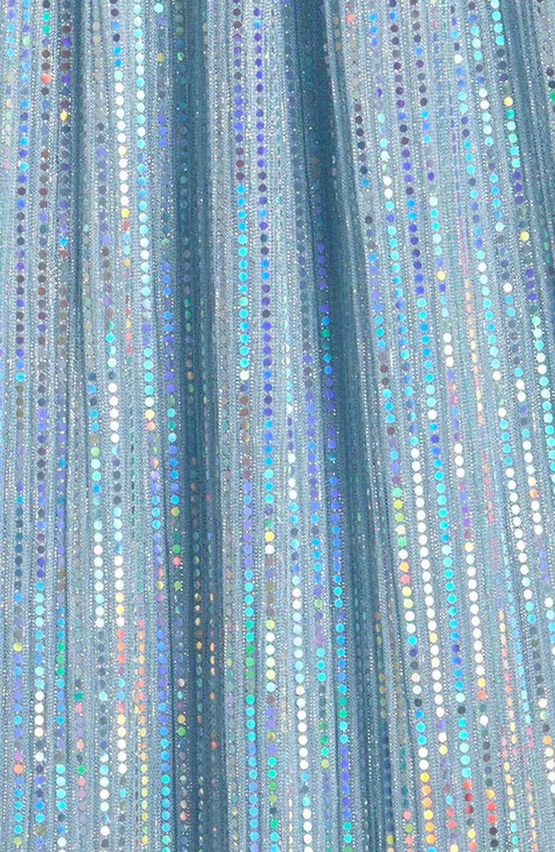 LOVE, NICKIE LEW Kids' Zia Foil Dot Party Dress, Alternate, color,