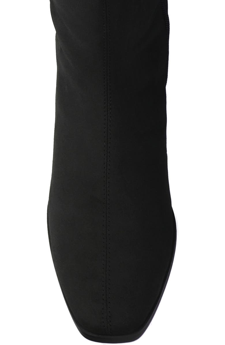 Journee Collection Devri Tall Boots, Alternate, color, Black Suede