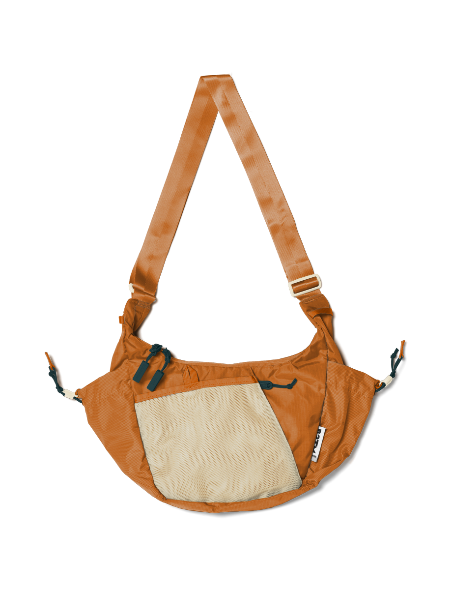 Baboon to the Moon Crescent Crossbody Big 8L, Main, color, Caramel
