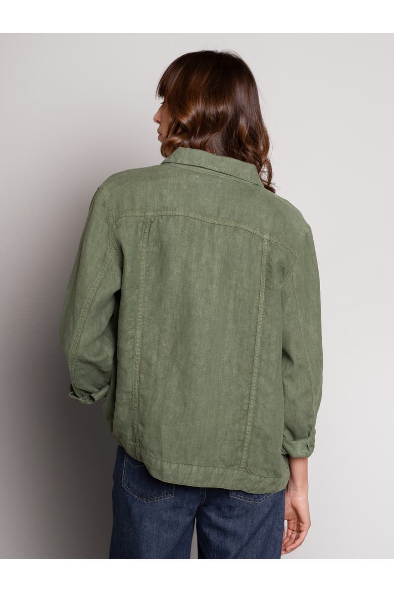 Linen Western Jacket, Alternate, color, KHAKI