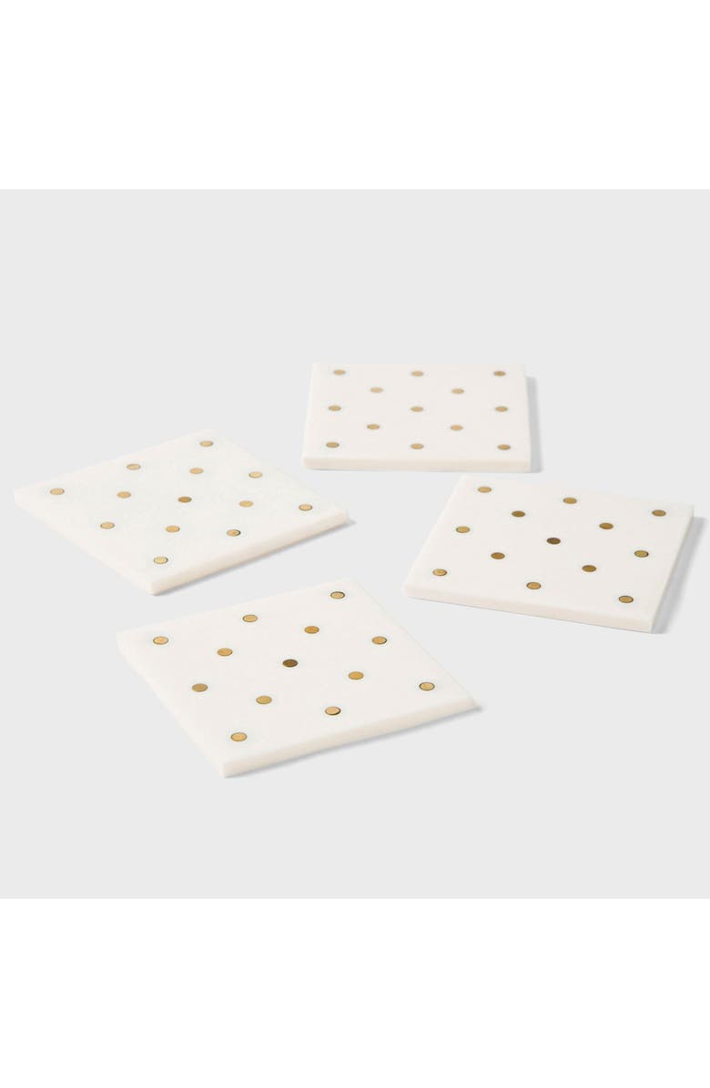 Mela Artisans Sitara Coasters, Main, color, Gold