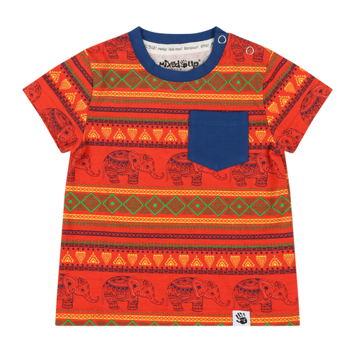 Mixed Up Clothing Suave Baby Tee And Bloomer Shorts Set In Jacquard Stripe