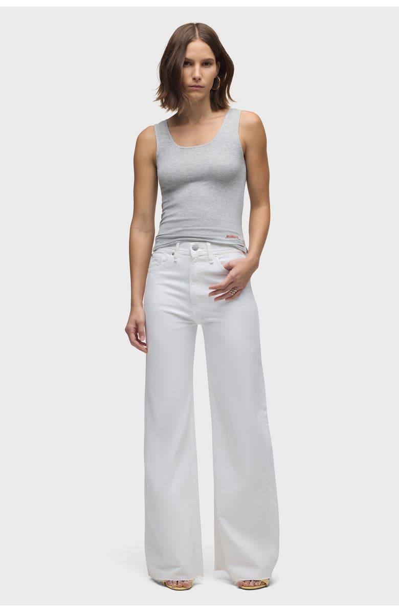 Hudson Jeans Jodie Wide Leg W/ Flap, Alternate, color, White