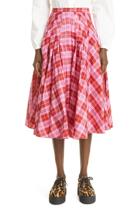 Henri Tartan Pleated Skirt