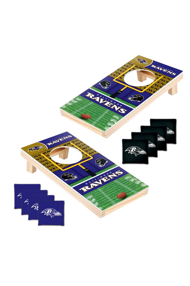 Baltimore Ravens NFL Tabletop Cornhole, Alternate, color, Multicolor