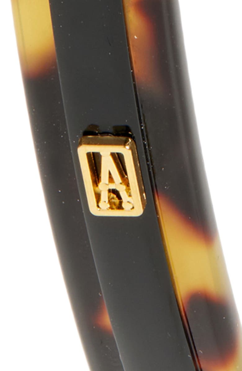 Alexandre de Paris Tortoiseshell Pattern Slim Headband, Alternate, color, Black/ Tortoise