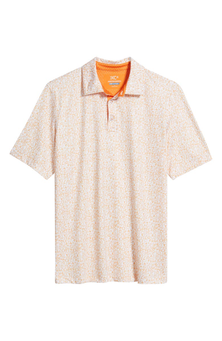 Johnston & Murphy XC+<sup>™</sup> Performance Game Day Polo, Main, color, Brt Orange