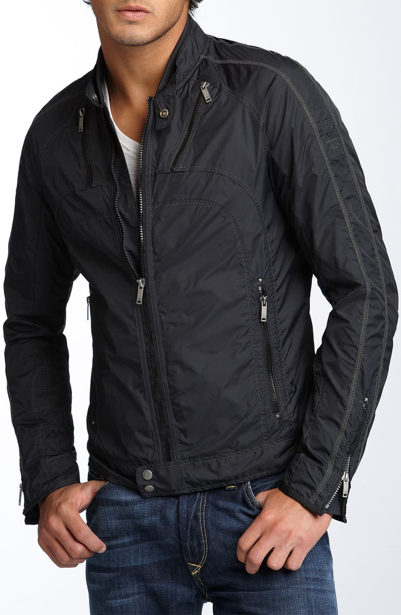 DIESEL<sup>®</sup> 'Jurlo' Trim Fit Nylon Moto Jacket, Alternate, color, 