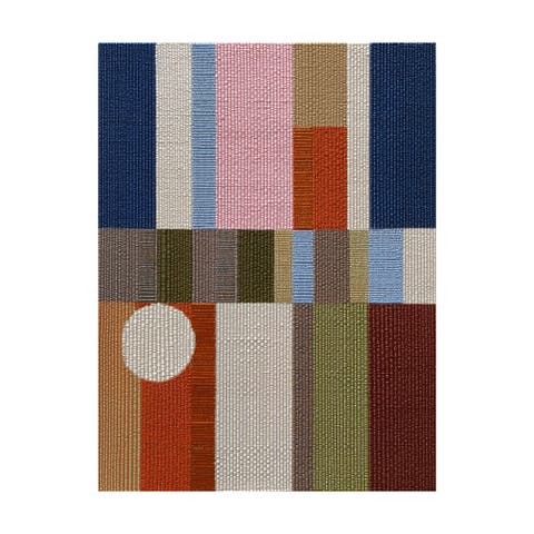 Woven Perspectives No. 07 Geometric Abstract Art Print