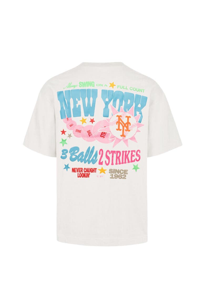 Unisex '47  Cream New York Mets Turnpike Chuck Foundation T-Shirt, Alternate, color, Cream