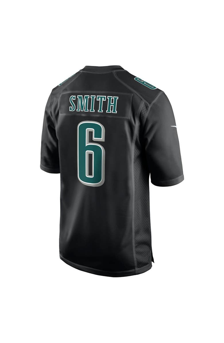 Nike Men's Nike DeVonta Smith Carbon Black Philadelphia Eagles Super Bowl LIX Fashion Game Player Jersey, Alternate, color, 