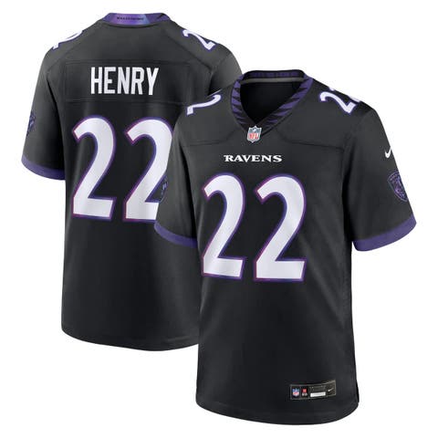 Men's Nike Derrick Henry Black Baltimore Ravens Alternate Game Jersey