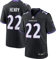 Nike Men's Nike Derrick Henry Black Baltimore Ravens Alternate Game Jersey