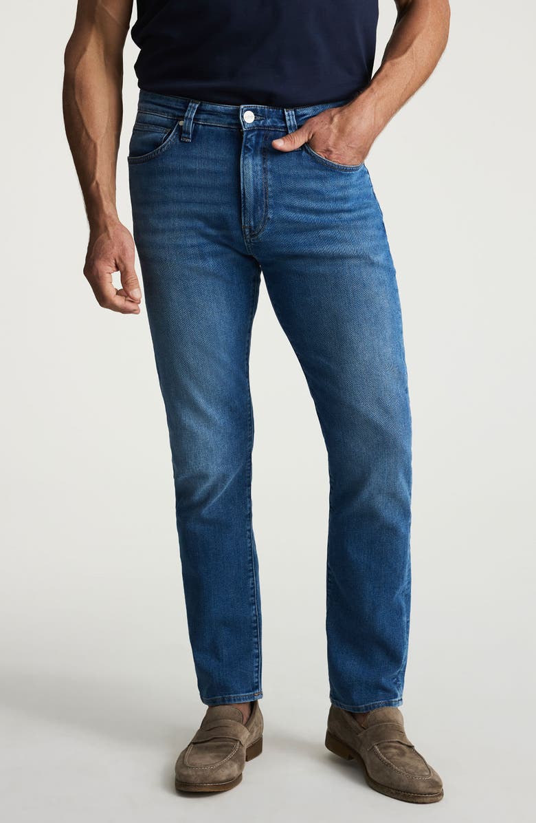 34 Heritage Courage Straight Leg Jeans, Main, color, Mid Brushed Aerodeni