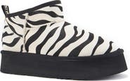Australia Luxe Collective Cosy Genuine Shearling Zebra Ultra Platform Bootie