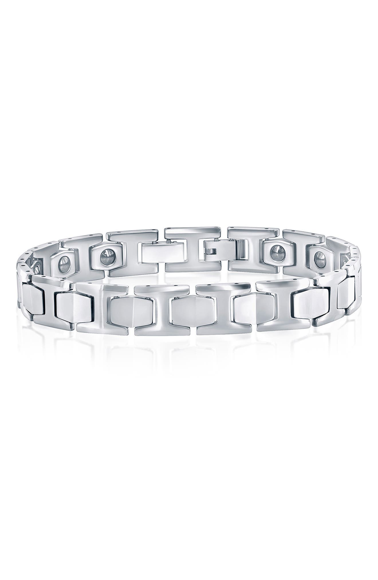 Men's Polished Magnetic Bracelet