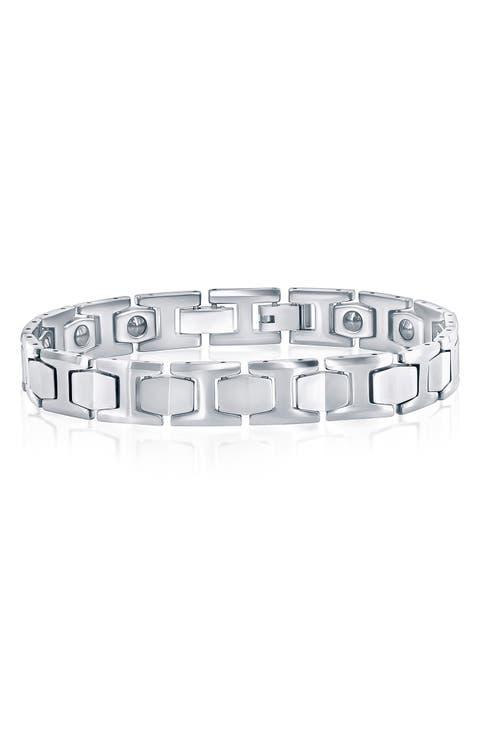 Men's Polished Magnetic Bracelet
