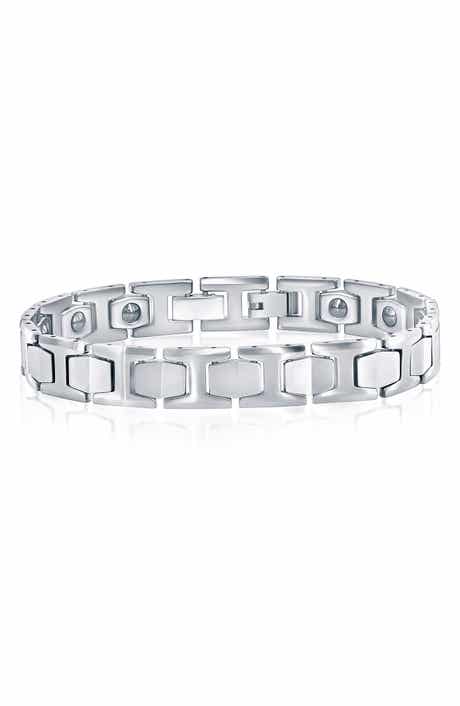 Men's Polished Magnetic Bracelet