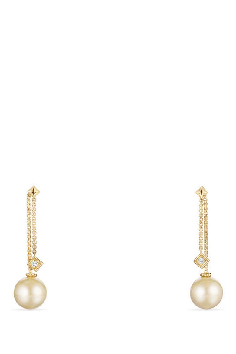 Solari Earrings with Diamonds in 18K Gold, Main, color, YELLOW GOLD/ SOUTH SEA YELLOW