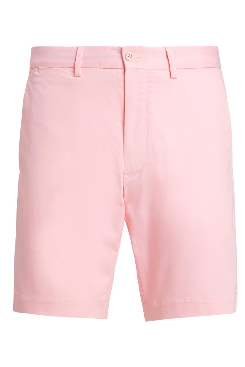 Stretch Cotton Golf Shorts, Alternate, color, BATH PINK