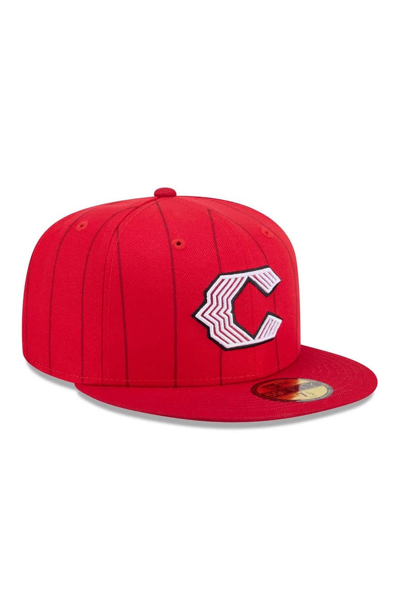 New Era Men's New Era Red Cincinnati Reds 2026 City Connect 59FIFTY Fitted Hat, Alternate, color, Red