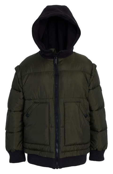 Kids' Puffer Bomber Jacket