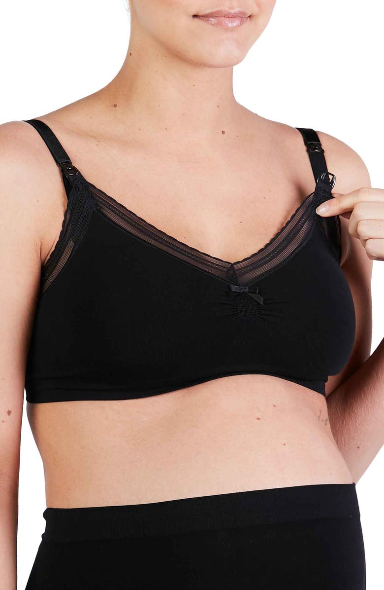 Cache Coeur Milk Seamless Wireless Maternity/Nursing Bra, Alternate, color,