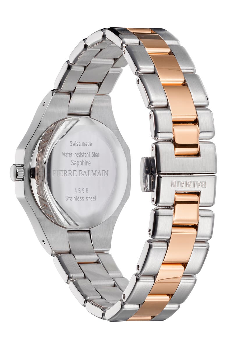 Balmain Be Balmain Moonphase Bracelet Watch, 33mm, Alternate, color, 