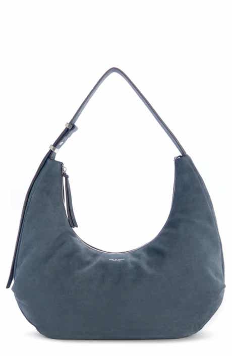 Large Hudson Suede Hobo Bag