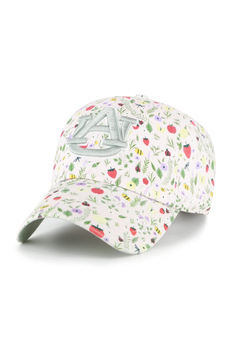 Women's '47  Natural Auburn Tigers Posey Clean Up Adjustable Hat, Main, color, Natural