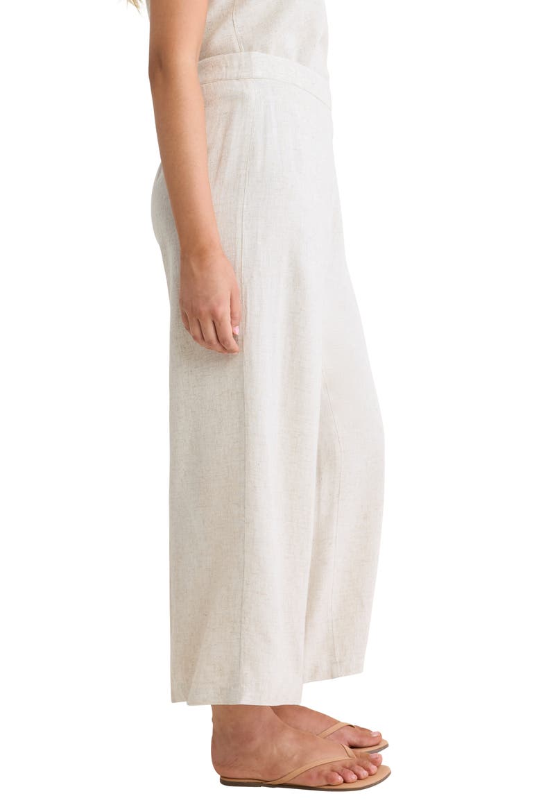 Dylan Crop Wide Leg Pants, Alternate, color, NATURAL