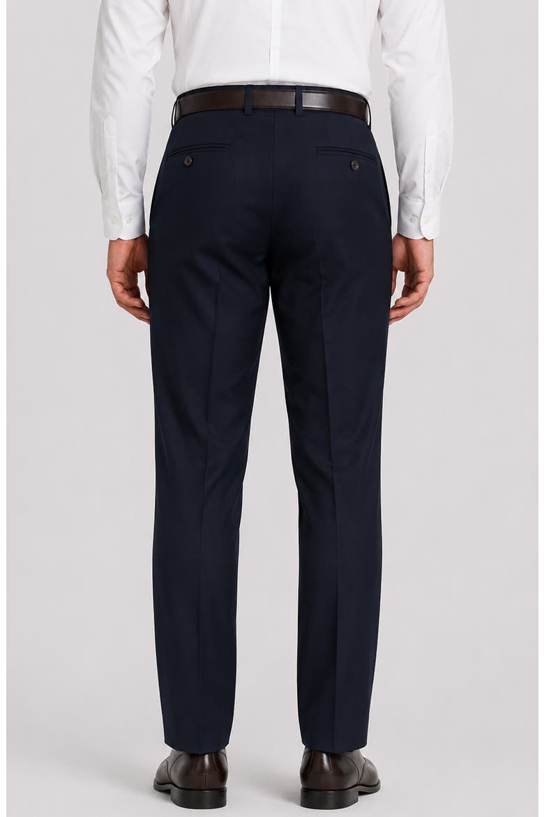 Stefano Modern Fit Wool Trousers, Alternate, color, NAVY
